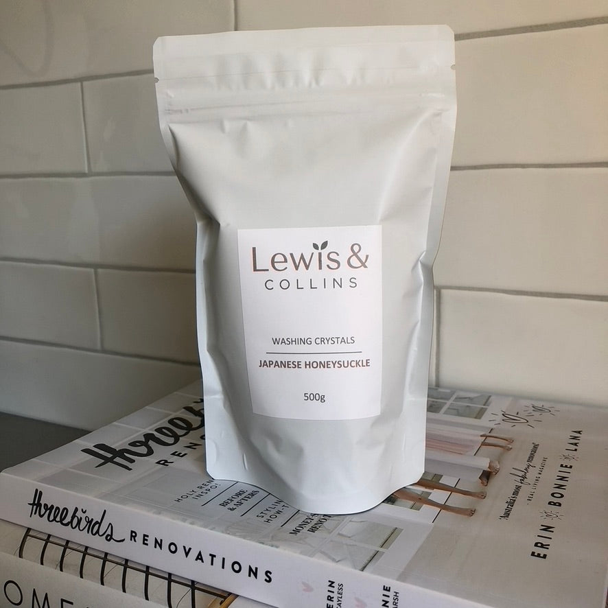 Japanese Honeysuckle Washing Crystals – 500g Recyclable Pouch