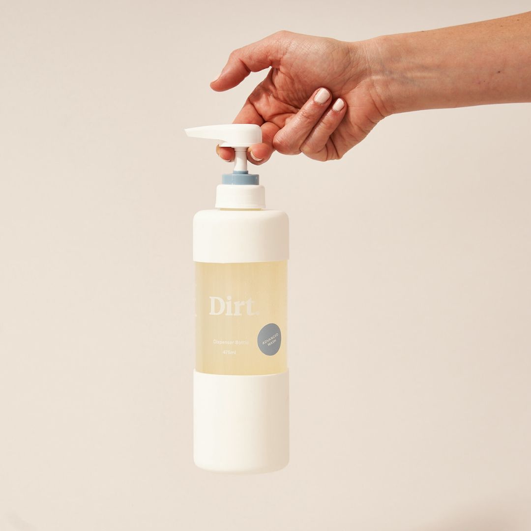 Dirt. Advanced Wash Dispenser Bottle