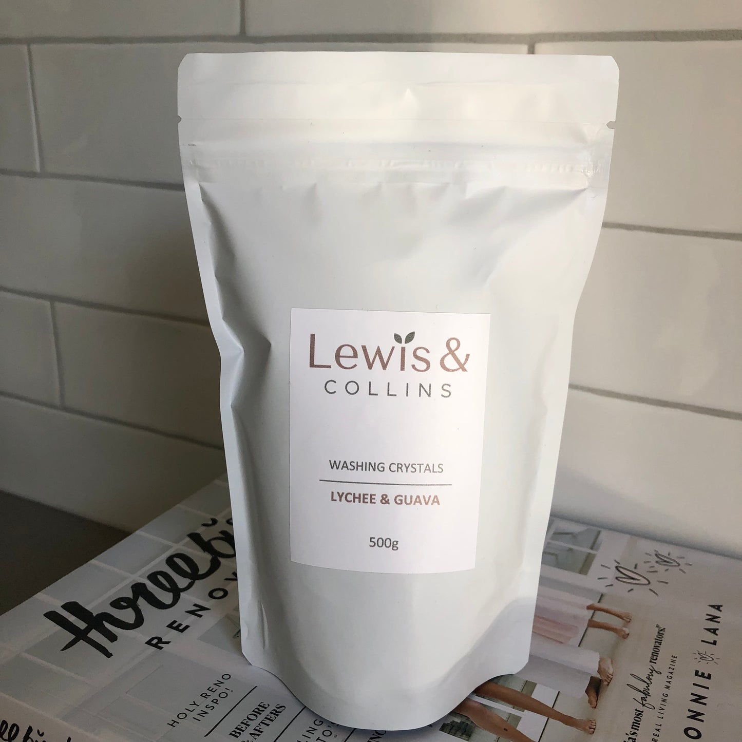 Lychee & Guava Washing Crystals – 500g Recyclable Pouch