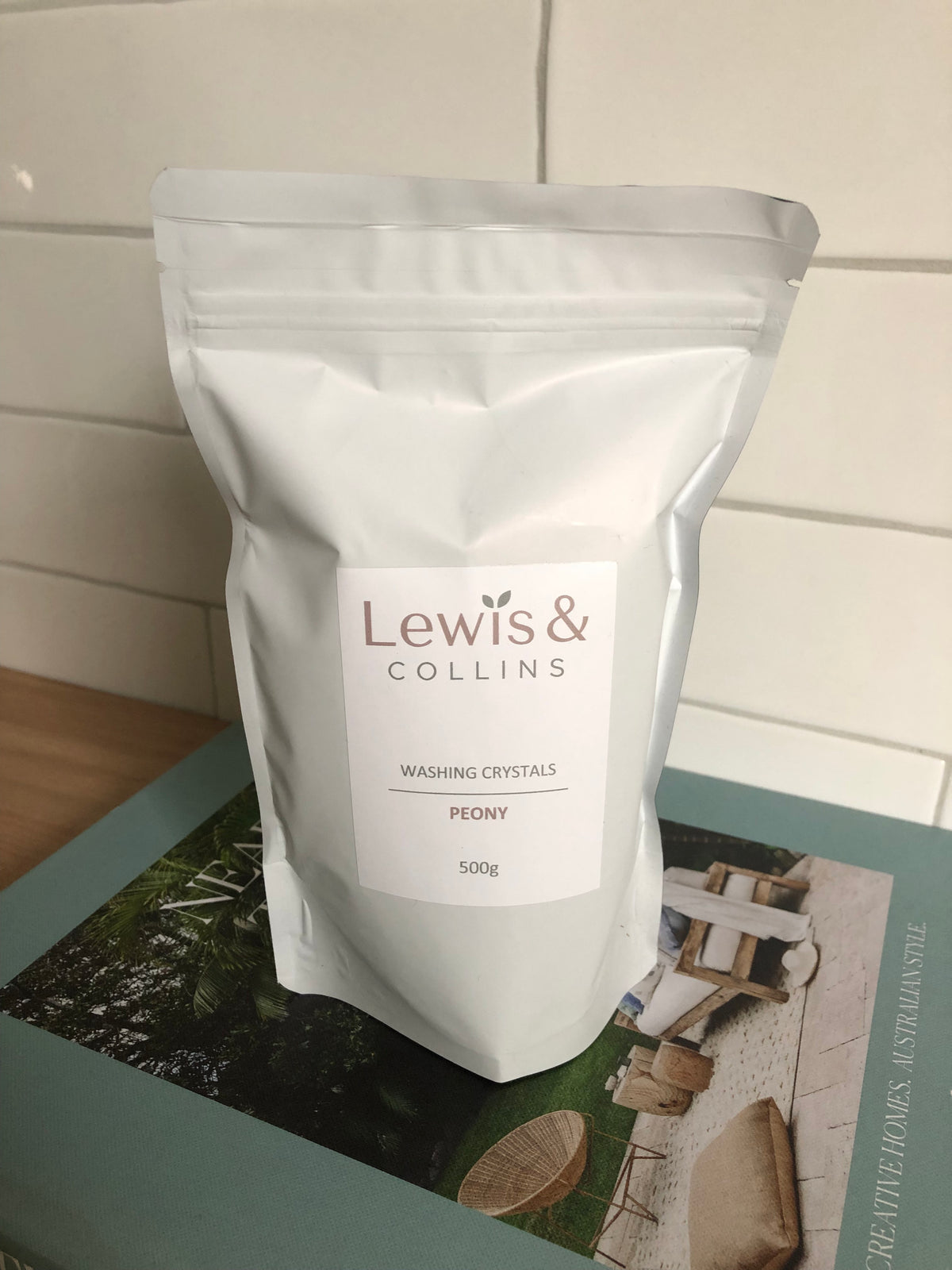 Peony Washing Crystals – 500g Recyclable Pouch