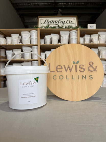 Bamboo & White Lily Washing Crystals