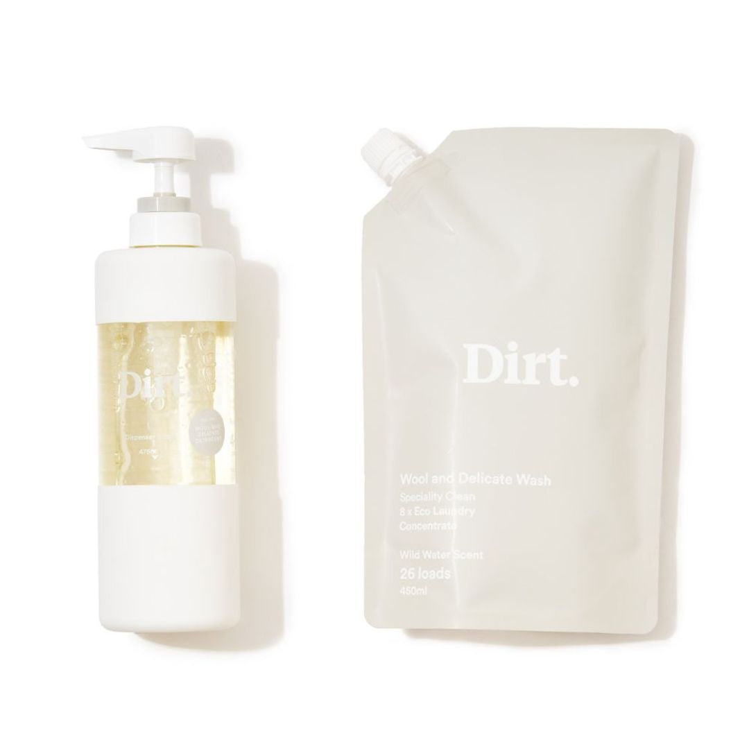 Dirt. Wool and Delicate Wash Starter Pack