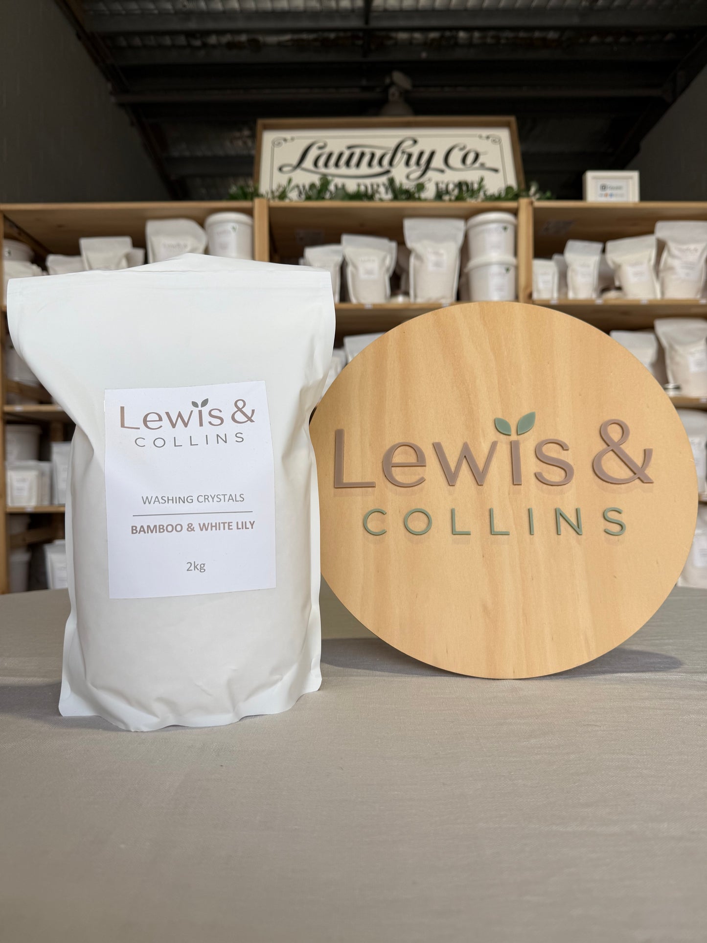 Bamboo & White Lily Washing Crystals