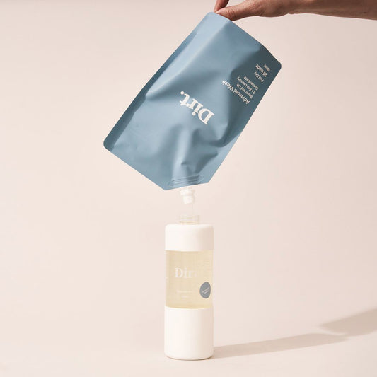 Dirt. Advanced Wash Laundry Refill