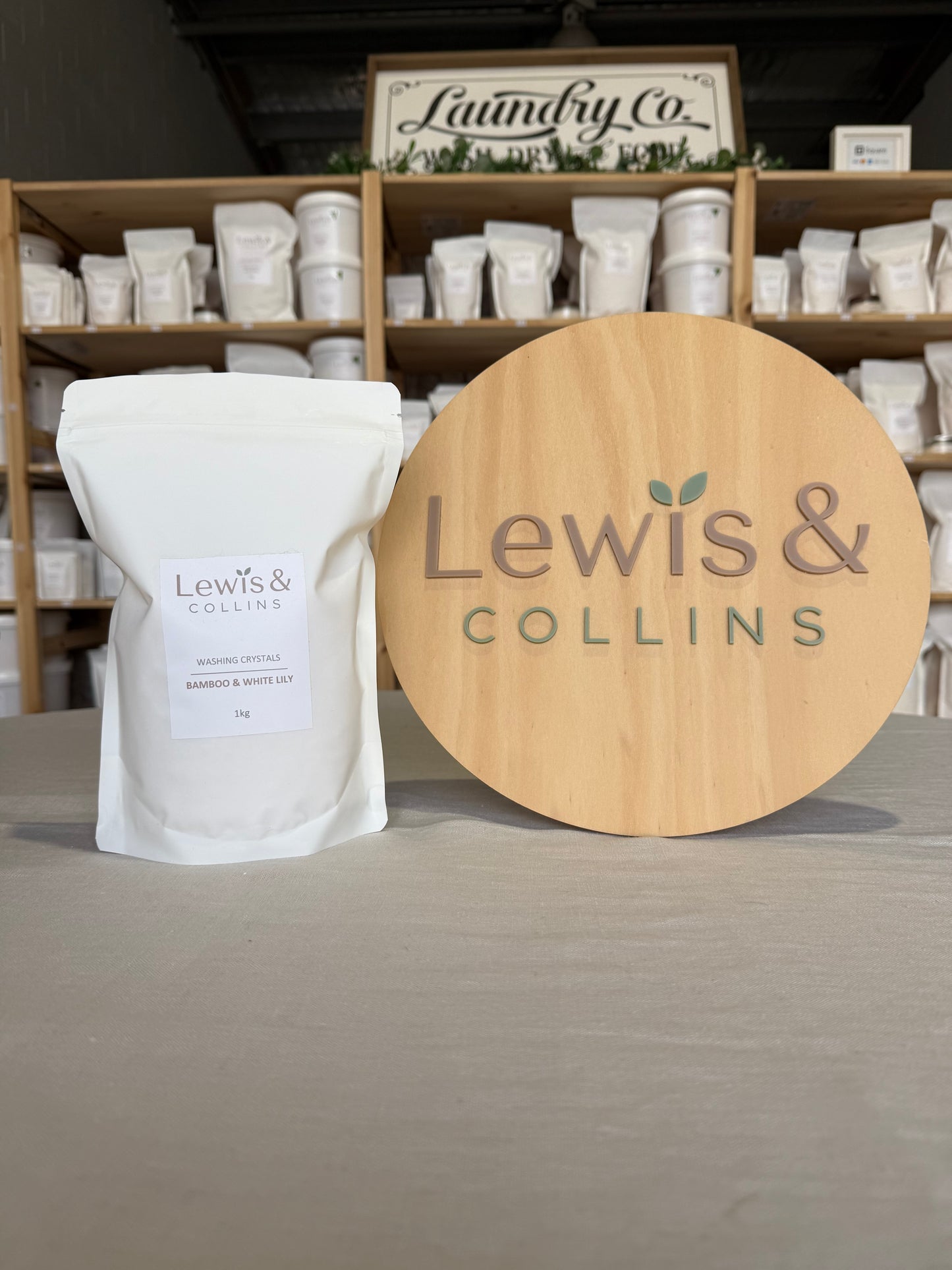 Bamboo & White Lily Washing Crystals