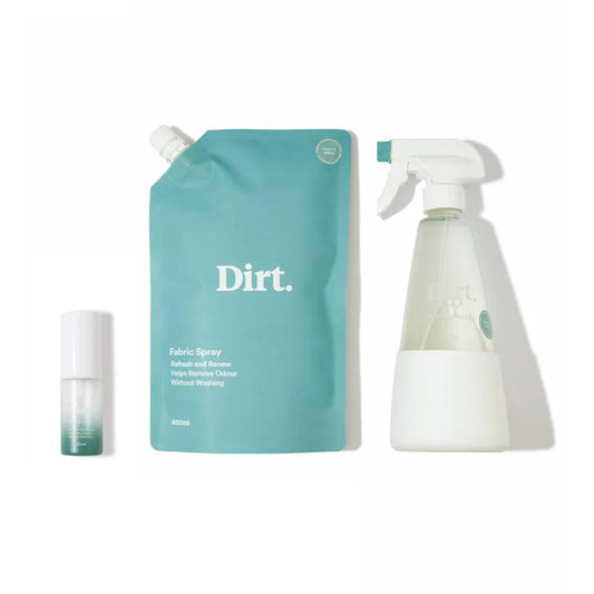 Dirt. Fabric Spray Starter Pack