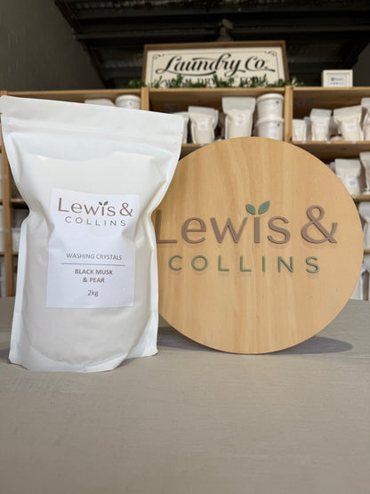 Black Musk & Pear Washing Crystals