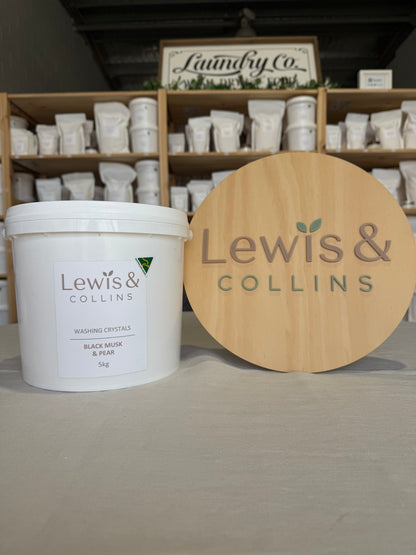 Black Musk & Pear Washing Crystals
