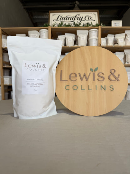 Black Raspberry & Vanilla Washing Crystals