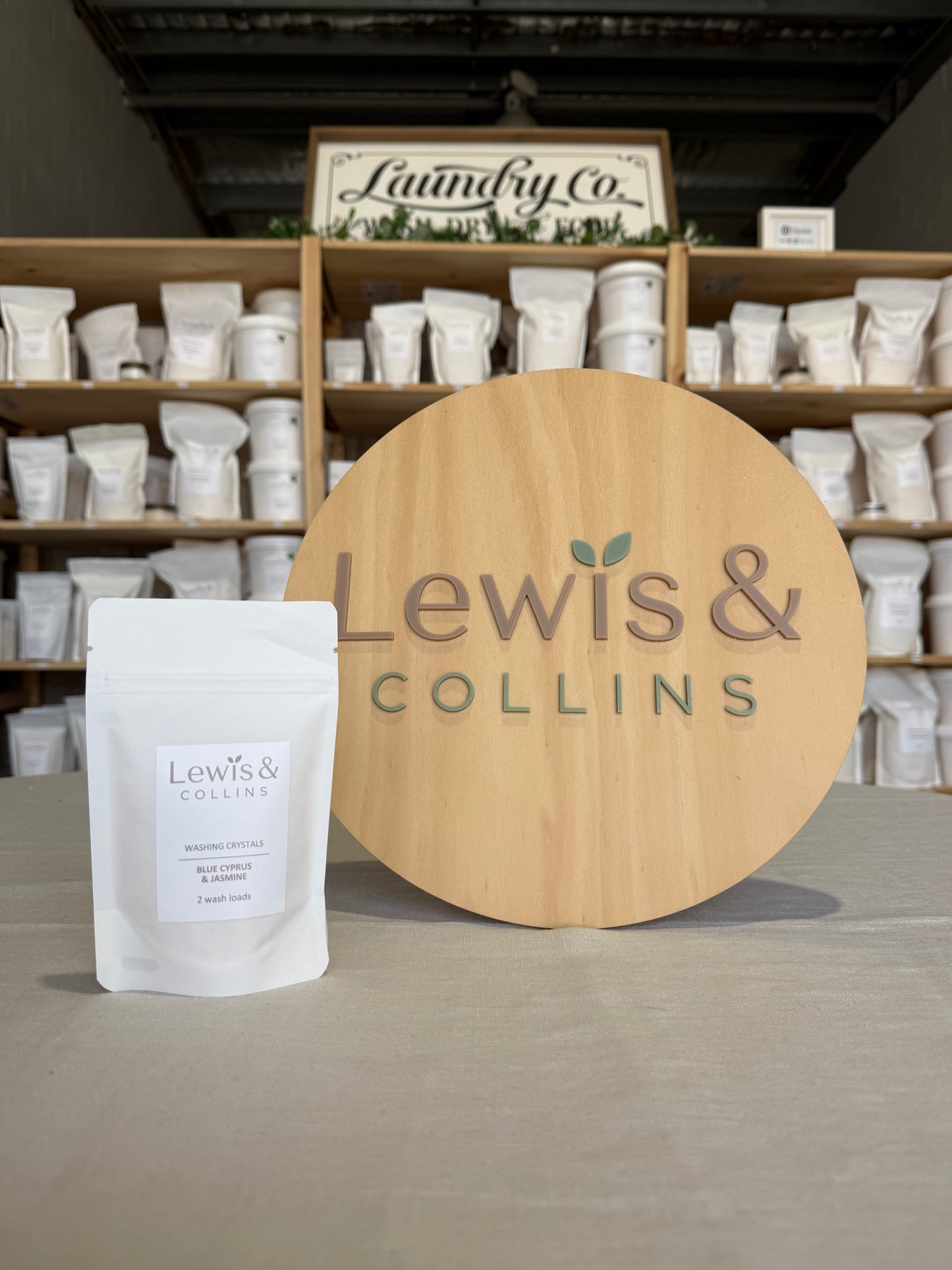 Blue Cyprus & Jasmine Washing Crystals