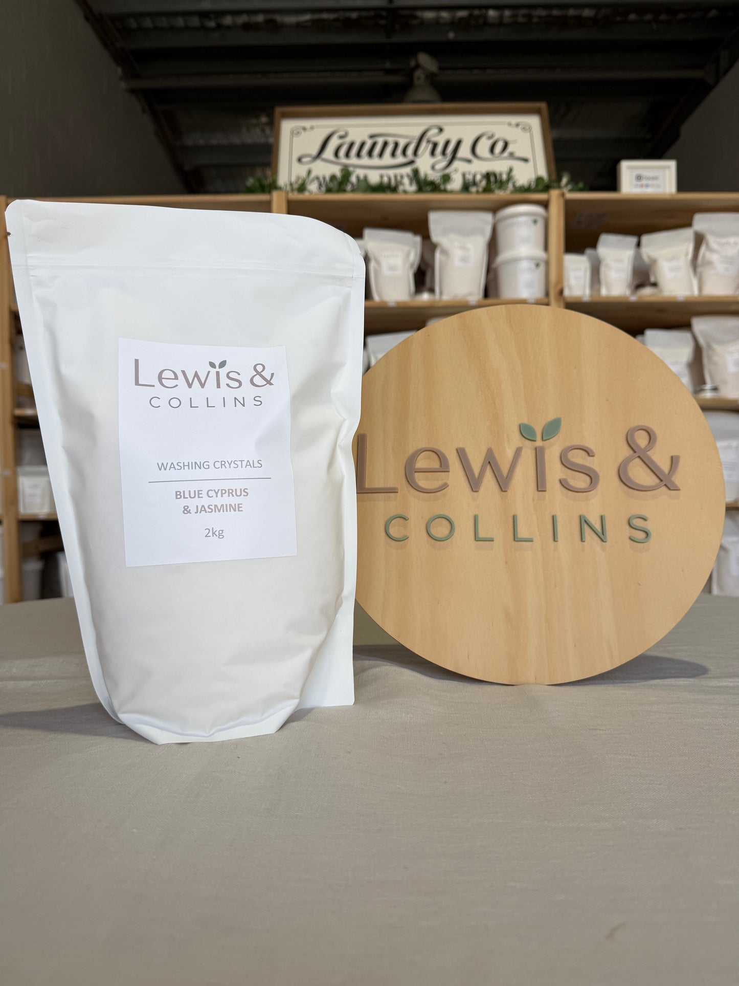 Blue Cyprus & Jasmine Washing Crystals