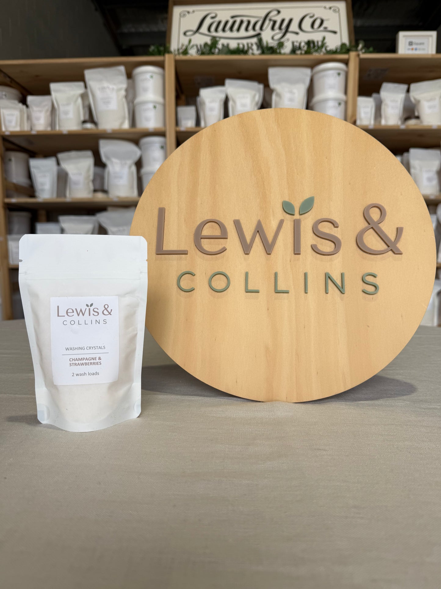 Champagne & Strawberries Washing Crystals