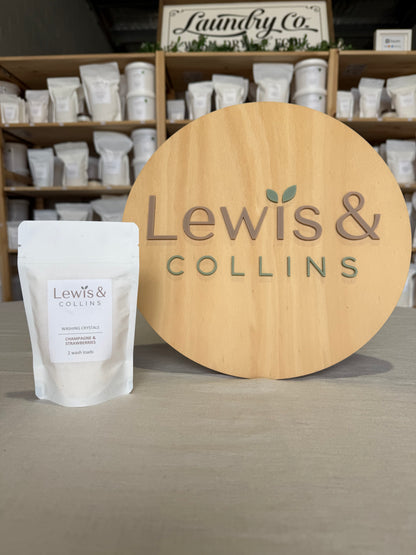 Champagne & Strawberries Washing Crystals