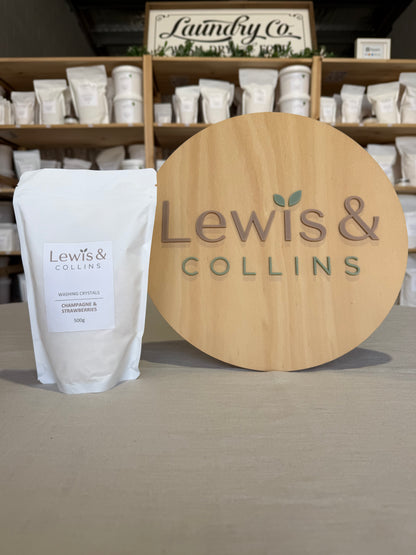 Champagne & Strawberries Washing Crystals