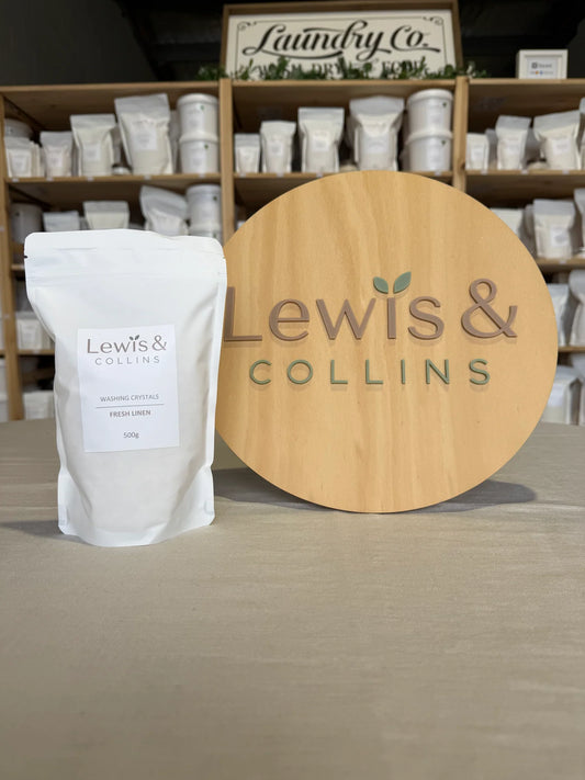 Fresh Linen Recyclable Pouch Washing Crystals – 500g Recyclable Pouch