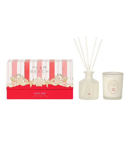 Velvet Berry Candle + Diffuser Gift Set