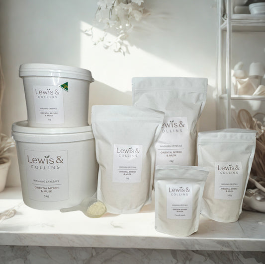 Oriental Myrrh & Musk Washing Crystals