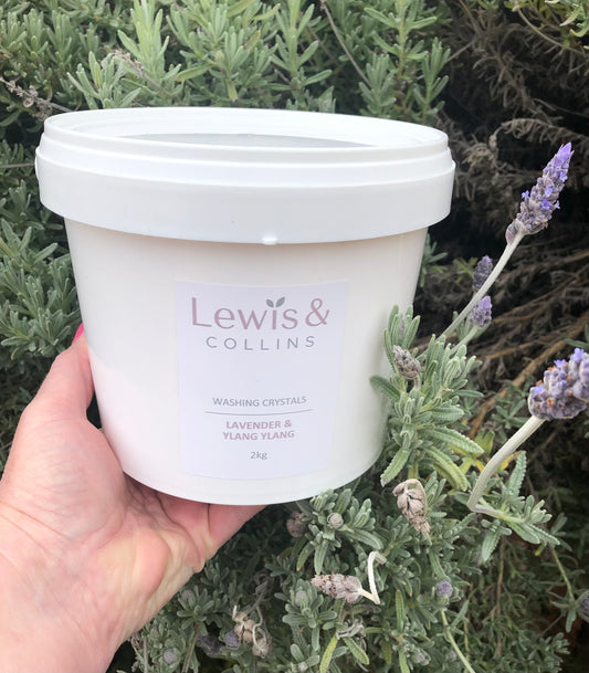 2kg Tub Lavender & Ylang Ylang Washing Crystals