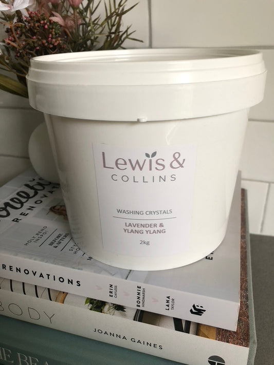 2kg Tub Lavender & Ylang Ylang Washing Crystals