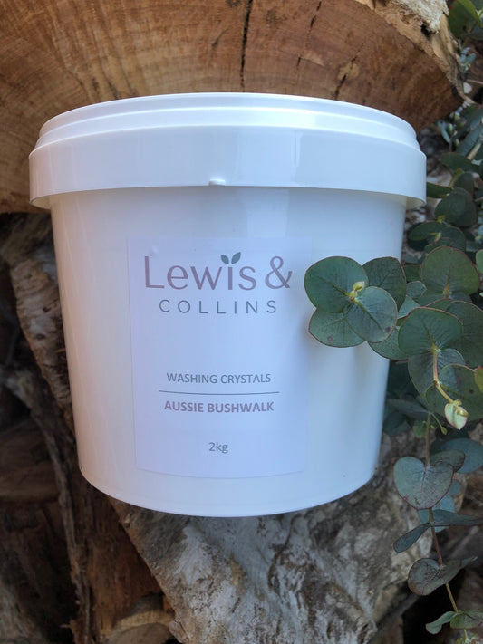 2kg Tub Aussie Bushwalk Washing Crystals
